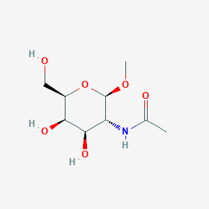 molecular formula C9H17NO6 B019531 methyl 2-acetamido-2-deoxy-beta-D-galactopyranoside CAS No. 22256-76-4