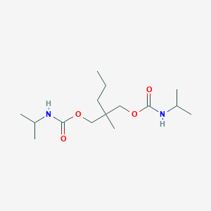 molecular formula C15H30N2O4 B195316 Carbamic acid, isopropyl-, 2-methyl-2-propyltrimethylene ester CAS No. 1729-14-2