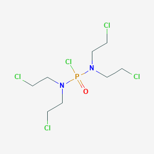 molecular formula C8H16Cl5N2OP B195322 N,N,N',N'-Tetrakis(2-chloroethyl)phosphorodiamidic Chloride CAS No. 60106-92-5