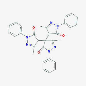molecular formula C30H26N6O3 B195333 Edaravone trimer CAS No. 68195-63-1