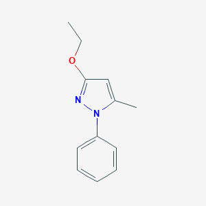 molecular formula C12H14N2O B195336 1-Phenyl-3-ethoxy-5-methyl-1H-pyrazole CAS No. 300543-31-1