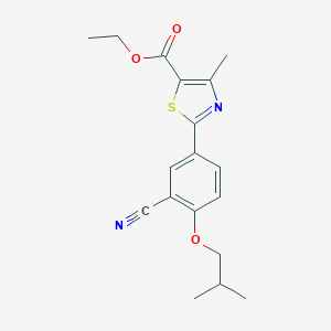 Ethyl 2-(3-cyano-4-isobutoxyphenyl)-4-methyl-5-thiazolecarboxylate