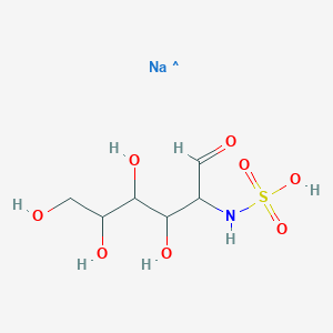 molecular formula C12H28N2O14SNa2Cl2 B195359 Sodium ((2R,3R,4S,5R)-3,4,5,6-tetrahydroxy-1-oxohexan-2-yl)sulfamate CAS No. 38899-05-7