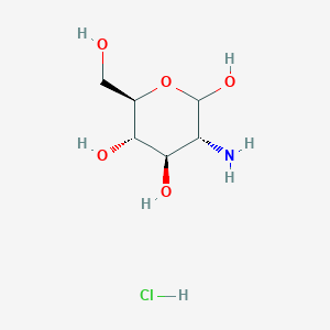 molecular formula C6H14ClNO5 B195360 2-Amino-2-deoxyglucose hydrochloride CAS No. 66-84-2