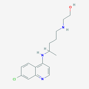 molecular formula C16H22ClN3O B195364 Cletoquine CAS No. 4298-15-1