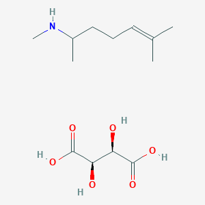 molecular formula C13H25NO6 B195369 Isometheptene bitartrate CAS No. 5984-50-9