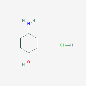 molecular formula C6H13NO . HCl B195388 trans-4-Aminocyclohexanol hydrochloride CAS No. 56239-26-0