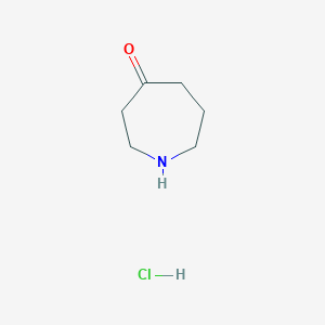 molecular formula C6H12ClNO B019539 氮杂环戊酮盐酸盐 CAS No. 50492-22-3