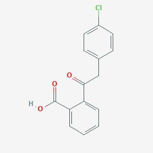 molecular formula C15H11ClO3 B195396 2-((4-Chlorophenyl)acetyl)benzoic acid CAS No. 53242-76-5