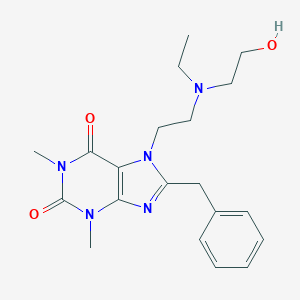 molecular formula C20H27N5O3 B195402 Bamifylline CAS No. 2016-63-9