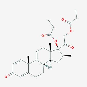 16beta-Methyl-3,20-dioxopregna-1,4,9(11)-triene-17,21-diyl dipropanoate