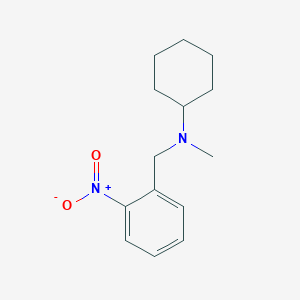 N-Cyclohexyl-N-methyl-o-nitrobenzylamine