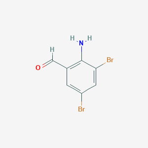 molecular formula C7H5Br2NO B195418 2-Amino-3,5-dibromobenzaldehyde CAS No. 50910-55-9