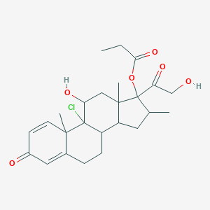 molecular formula C25H33ClO6 B195419 Beclomethasone 17-monopropionate CAS No. 5534-18-9