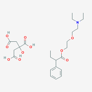 molecular formula C18H29NO3 C6H8O7 B195422 Butamirate citrate CAS No. 18109-81-4