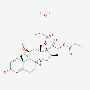 molecular formula C28H39ClO8 B195432 Beclomethasone dipropionate monohydrate CAS No. 77011-63-3