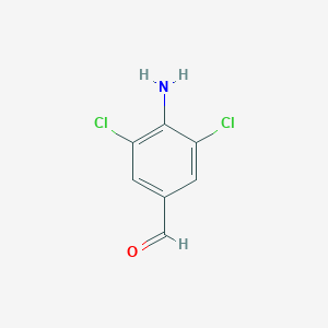 B195434 4-Amino-3,5-dichlorobenzaldehyde CAS No. 62909-66-4
