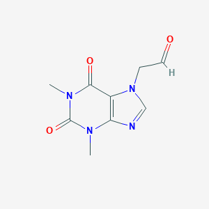 molecular formula C9H10N4O3 B195440 (1,3-Dimethyl-2,6-dioxo-1,2,3,6-tetrahydro-7H-purin-7-yl)acetaldehyde CAS No. 5614-53-9