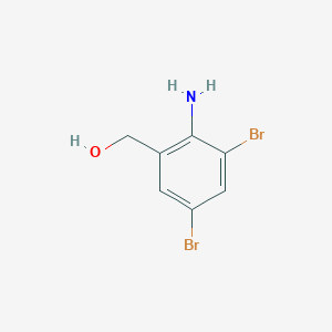 molecular formula C7H7Br2NO B195446 (2-氨基-3,5-二溴苯基)甲醇 CAS No. 50739-76-9