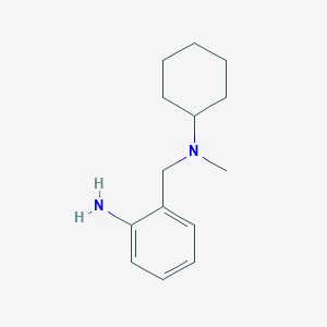 molecular formula C14H22N2 B195462 2-Amino-N-cyclohexyl-N-methylbenzylamine CAS No. 57365-08-9