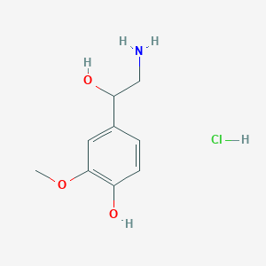 molecular formula C9H14ClNO3 B195469 Normetanephrine hydrochloride CAS No. 1011-74-1