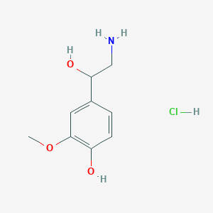 molecular formula C9H13NO3. HCl B195469 Normetanephrine hydrochloride CAS No. 1011-74-1