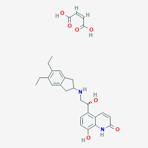 molecular formula C24H32N2O7 B195483 Indacaterol maleate CAS No. 753498-25-8