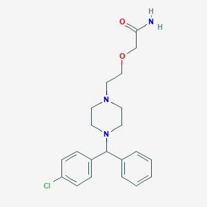 molecular formula C21H26ClN3O2 B195493 盐酸西替利嗪酰胺 CAS No. 83881-37-2