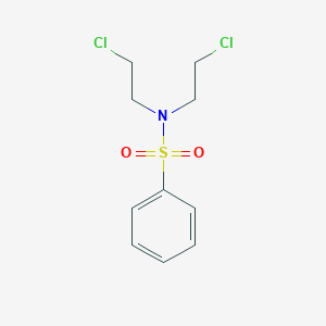 molecular formula C10H13Cl2NO2S B195495 N,N-bis(2-chloroethyl)benzenesulfonamide CAS No. 58023-19-1