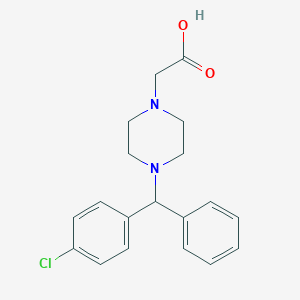 molecular formula C19H21ClN2O2 B195496 Cetirizine acetic acid CAS No. 113740-61-7