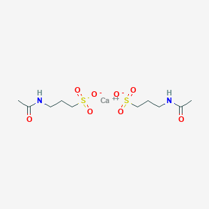 molecular formula 2 C5H10NO4S . Ca B195499 Acamprosate calcium CAS No. 77337-73-6