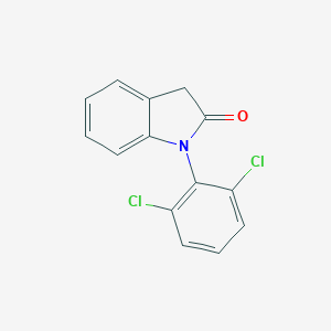 molecular formula C14H9Cl2NO B195509 Diclofenac Amide-13C6 CAS No. 15362-40-0