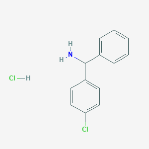 molecular formula C13H13Cl2N B195513 4-Chlorobenzhydrylamine hydrochloride CAS No. 5267-39-0