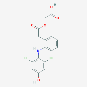 molecular formula C16H13Cl2NO5 B195514 4'-Hydroxy Aceclofenac CAS No. 229308-90-1