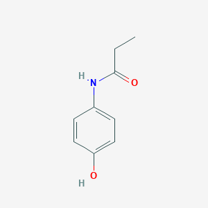 molecular formula C9H11NO2 B195517 N-(4-Hydroxyphenyl)propanamide CAS No. 1693-37-4