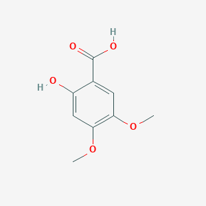 molecular formula C9H10O5 B195536 2-Hydroxy-4,5-dimethoxybenzoic acid CAS No. 5722-93-0