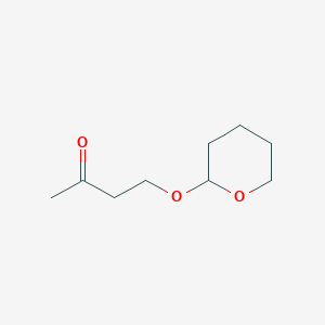 molecular formula C9H16O3 B019555 4-Tetrahydropyranyloxy-butan-2-one CAS No. 20705-59-3