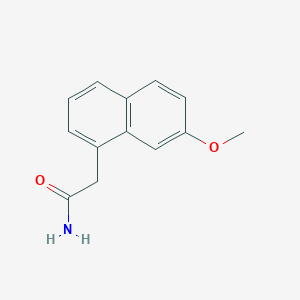 molecular formula C13H13NO2 B195555 2-(7-Methoxynaphthalen-1-yl)acetamide CAS No. 138113-07-2