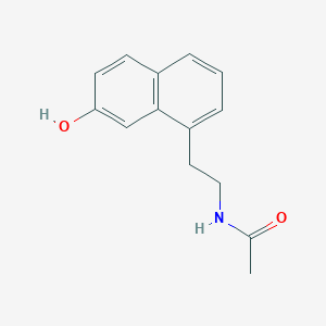 molecular formula C14H15NO2 B195557 7-Desmethyl-agomelatine CAS No. 152302-45-9