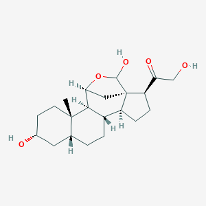 molecular formula C21H32O5 B195565 四氢醛固酮 CAS No. 13489-75-3