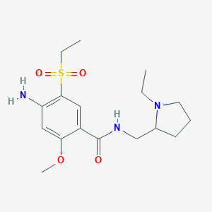 molecular formula C17H27N3O4S B195569 阿米舒普利 CAS No. 71675-85-9