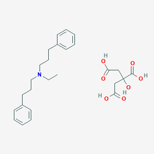 molecular formula C20H27N. C6H8O7 B195578 Alverine citrate CAS No. 5560-59-8