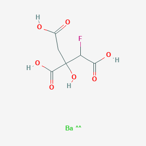 molecular formula C6H5BaFO7 B019558 DL-Fluorocitric acid barium salt CAS No. 100929-81-5