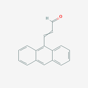 molecular formula C17H12O B195597 3-(9-Anthryl)acrylaldehyde CAS No. 38982-12-6