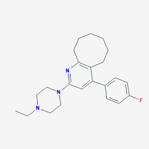 molecular formula C23H30FN3 B195606 布洛那新 CAS No. 132810-10-7