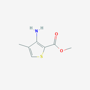 molecular formula C7H9NO2S B195637 3-氨基-4-甲硫基吩-2-羧酸甲酯 CAS No. 85006-31-1