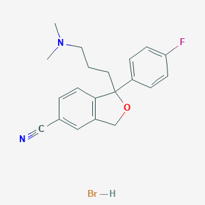 molecular formula C20H22BrFN2O B195639 Citalopram Hydrobromide CAS No. 59729-32-7