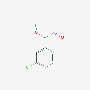molecular formula C9H9ClO2 B195654 1-(3-氯苯基)-1-羟基丙酮 CAS No. 857233-13-7