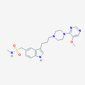 molecular formula C22H30N6O3S B195663 Avitriptan CAS No. 151140-96-4