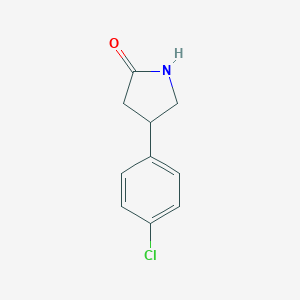B195665 4-(4-Chlorophenyl)-2-pyrrolidinone CAS No. 22518-27-0